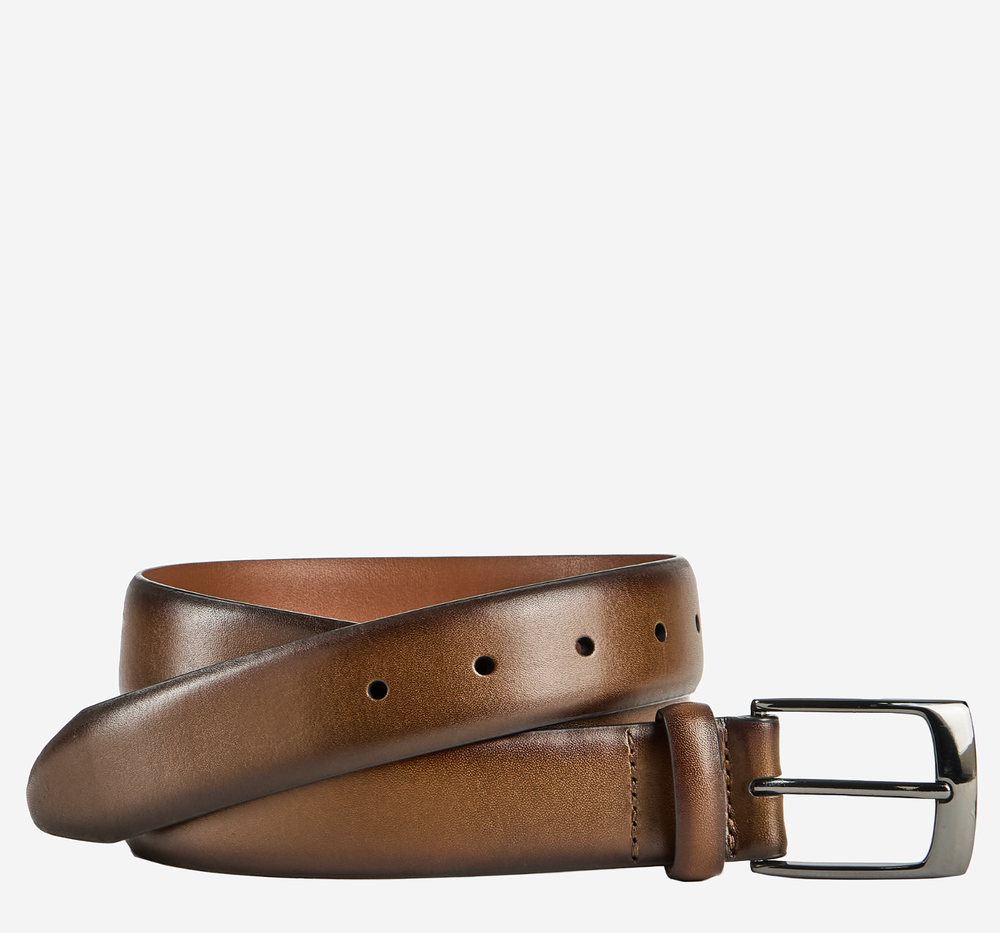 Schott Steerhide Leather Belt Brown — Byron & Barclay